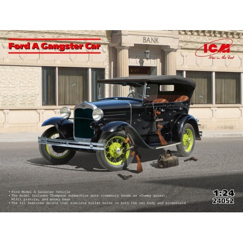 1/24 ICM Ford model A Gangster Car 24052